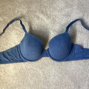 Auden Heathered Blue T-Shirt Bra